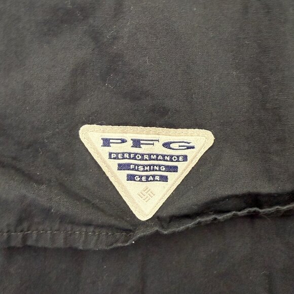 Alabama Crimson Tide Columbia PFG Bonehead Fishing Shirt Men M Black Short Slv - Picture 9 of 14